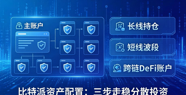 比特派资产配置：三步走稳分散投资